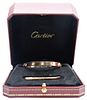 Cartier "Love" Bracelet w/ Diamonds, Size 17, 18K