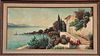Mediterranean Seaside Landscape, Oil on Canvas