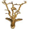 Willy Daro "Tree and Birds" Brass Sculpture Table Base