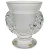 Lalique "Saint Cloud" Frosted Crystal Vase