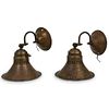 Antique Hammered Copper Wall Sconces