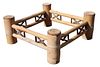 Square Bamboo Coffee Table