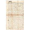 1737 SIR WILLIAM PEPPERRELL Signed Early Maine Land Deed of Sale Document
