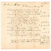 c. 1779 Revolutionary War PRIVATEERS Statement of Accounts Manuscript Document