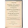 1818 1st Edition Military War Book Signed by Senator James Burrill, Jr.
