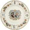 c. 1927 Abraham Lincoln and William Penn Lamberton China Collectible Plate