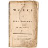 1774-Dated Discussion of the Issue of Slavery in John Woolman Classic Book