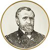 c. 1885 Ulysses S. Grant Commemorative Portrait Plate