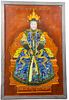Chinese Ancestral Portrait Reverse Painting