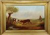 19th C. Hunting Scene Oil on Canvas, Signed Wagner