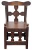 Early Oak Carved Chair w/ Celtic Carving
