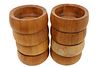Set of (8) Dansk Wooden Bowls