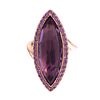 A Christophe Danhier Amethyst & Pink Sapphire Ring