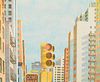 Yvonne Jacquette Urban Lithograph, Signed Edition
