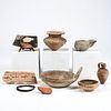 Grp: 9 Roman Pottery Fragments & Vessels