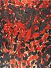 Theodore Franklin Appleby Red & Black Abstract Oil on Canvas