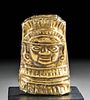 Sican Gold Repousse Depiction of Naylamp - 6.4 g