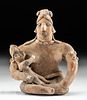 Colima Pottery Seated Woman & Child