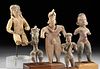 Lot of 5 Xochipala, Tlatilco, & Colima Pottery Figures