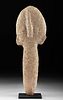 African Bura Stone Anthropomorphic Figure