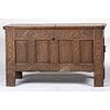 A Dutch Carved Oak Blanket Chest
