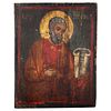 Greek Icon, 18th c. or Earlier. St. Peter, tempera