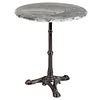 Victorian Style Marble Top/Cast Iron Table