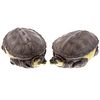 Pair of Chinese Export Porcelain Terrapin Boxes