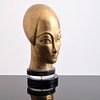 Minna Harkavy Bronze Head Sculpture