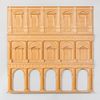 Carved Wood Model of a Classical FaÃ§ade