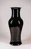  Large Black-Glazed Baluster Vase w/ Kangxi 6-Character Mark and of the Period Ex. Christie’s