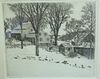 Winfield Scott Clime (American, 1881 - 1958)
"Winter in Connecticut"
etching on paper
signed, titled, and numbered out of 100, in lower margin
image: 