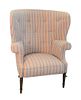 Barrel Back Upholstered Armchairs
height 46 inches, width 37 inches
Provenance: The Estate of Diana Atwood Johnson
