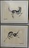 Pair of Chiura Obata Framed Ink Washes
horses
each signed in ink along with artists chop mark
sight size: 14 1/4" x 18 1/2"
