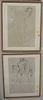 Group of Three Arno Breker Lithographs on Paper
female nudes
each signed in plate
17" x 11 1/2"
Provenance: Estate of Dr. Thomas & Alice Kugelman, Blo
