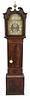 Tall Mahogany Case Clock 
with brass dial, marked on the face Geo. Blackie Musselburgh
height 80 inches