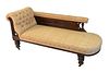 Victorian Fainting Couch
with carved panel back on turned legs
length 69 inches
Provenance: Thirty-five year collection of Dana Cooley, Old Lyme, Conn