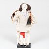 Cheyanne or Arapaho Plains Hide Doll, Probably Canadian River Region