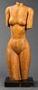 Edward Armen Stasack "Torso" Carved Wood Sculpture