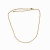 14K Rope Chain Measures 26 inches