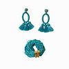 Set of Turquoise Color Costume Jewelry