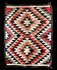 Navajo Woven Wool Saddle Blanket - Ca. 1920