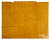 Tan linsey woolsey quilt, early 19th c.