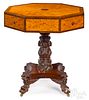 Pennsylvania Federal carved drum table