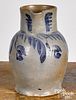 Shenandoah Valley stoneware pitcher, 19th c.