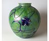 Art Nouveau Palme Konig Bowl Art Glass Vase