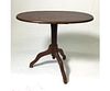 Oval Walnut Top Table with Oak Base