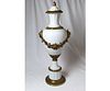 White Porcelain Urn with Bronze Mounts