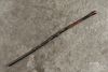 Carved and painted riding crop, early 20th c., with an entwined snake, 22'' l.