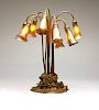 A Tiffany Studios Lily ten-light table lamp